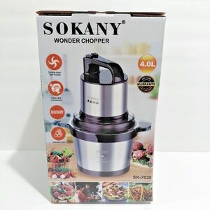 SOKANY 4L Meat grinder Electric Meat Grinders Stainless Steel Wonder Chopper NEW